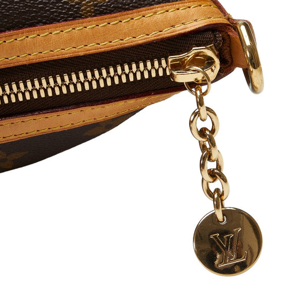 ルイ ヴィトン モノグラム パレルモGM ショルダーバッグ トートバッグ M40146 ブラウン PVC レザー レディース LOUIS VUITTON 【中古】