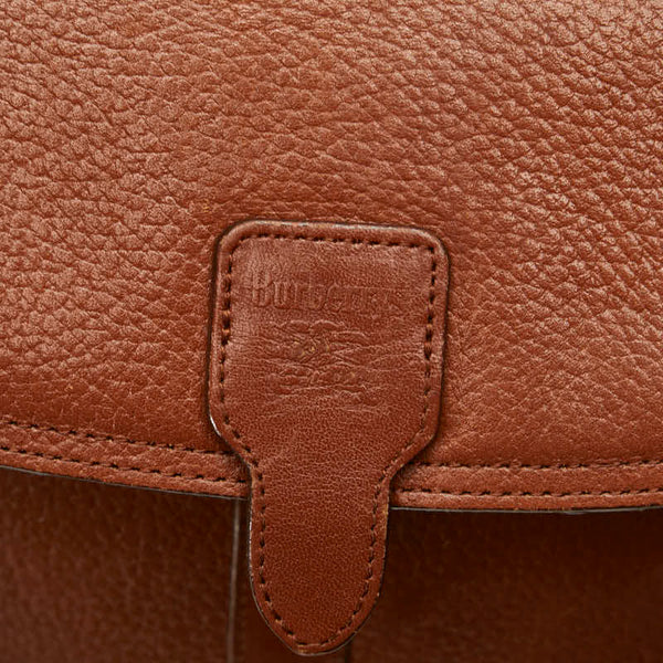 バーバリー ヴィンテージ ノバチェック シャドーホース 斜め掛け ショルダーバッグ ブラウン レザー レディース BURBERRY 【中古】