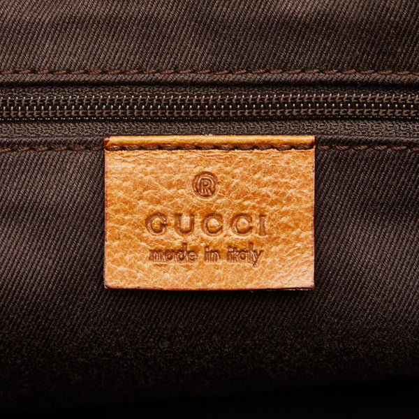 グッチ GGキャンバス ハンドバッグ ミニボストンバッグ 113009 ピンク ベージュ キャンバス レザー レディース GUCCI 【中古】