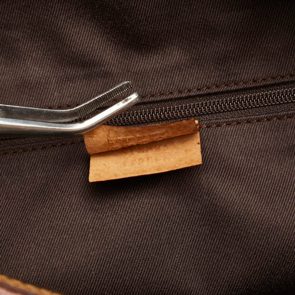 グッチ GGキャンバス ハンドバッグ ミニボストンバッグ 113009 ピンク ベージュ キャンバス レザー レディース GUCCI 【中古】