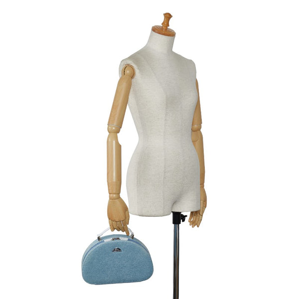 クリスチャンディオール Parfums ジュエリーボックス ライトブルー デニム レザー レディース Christian Dior 【中古】