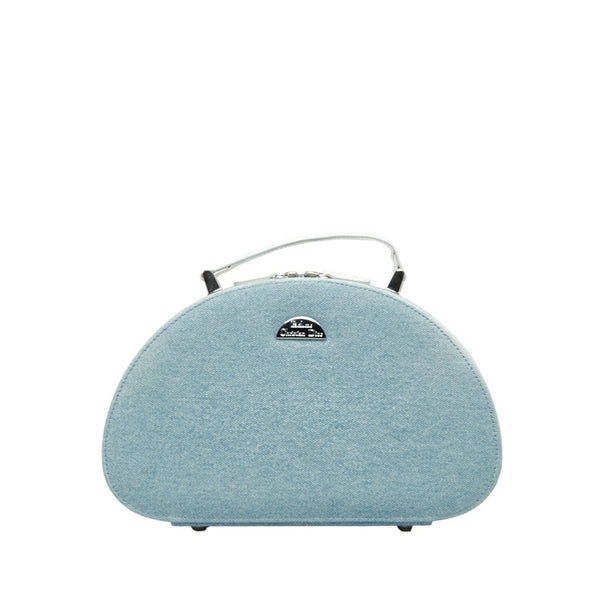 クリスチャンディオール Parfums ジュエリーボックス ライトブルー デニム レザー レディース Christian Dior 【中古】