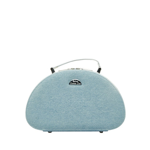 クリスチャンディオール Parfums ジュエリーボックス ライトブルー デニム レザー レディース Christian Dior 【中古】