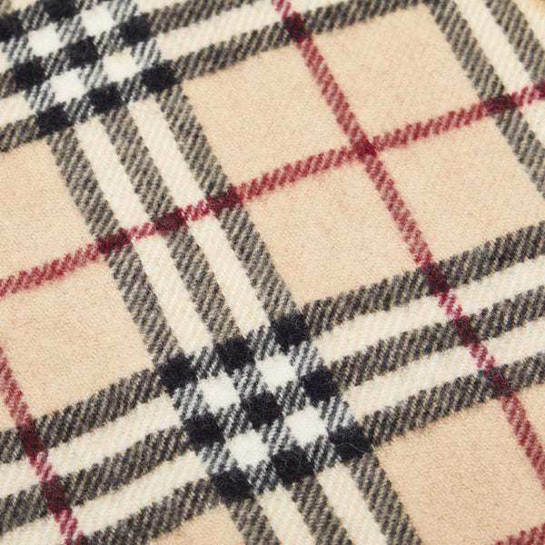 バーバリー ノバチェック マフラー ブラウン ウール レディース BURBERRY 【中古】