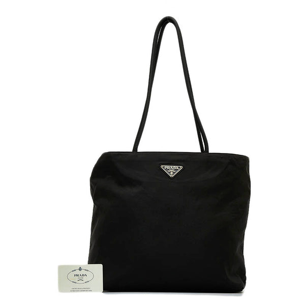 プラダ ハンドバッグ トートバッグ B7276 ブラック ナイロン レディース PRADA 【中古】