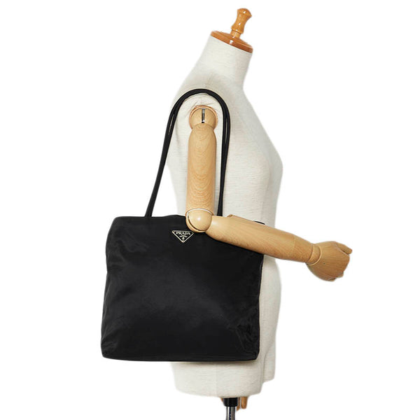 プラダ ハンドバッグ トートバッグ B7276 ブラック ナイロン レディース PRADA 【中古】