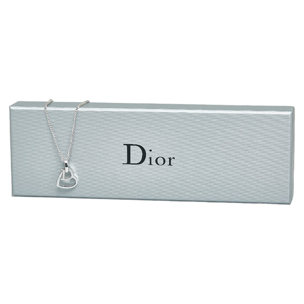 ディオール ハートモチーフ ネックレス シルバー メタル レディース Dior 【中古】