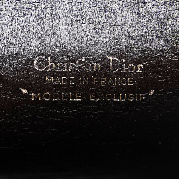 ディオール トロッター ショルダーバッグ ブラウン キャンバス レザー レディース Dior 【中古】