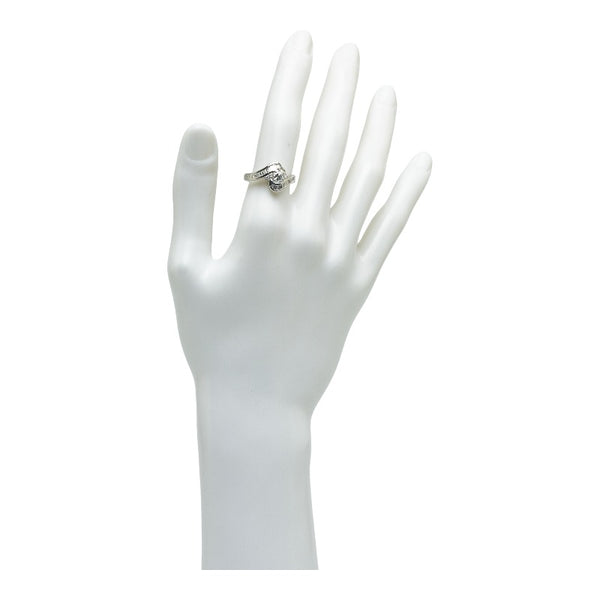 Pt900 プラチナ ダイヤ0.29ct ダイヤ0.53ct リング 指輪 レディース 14号 【中古】