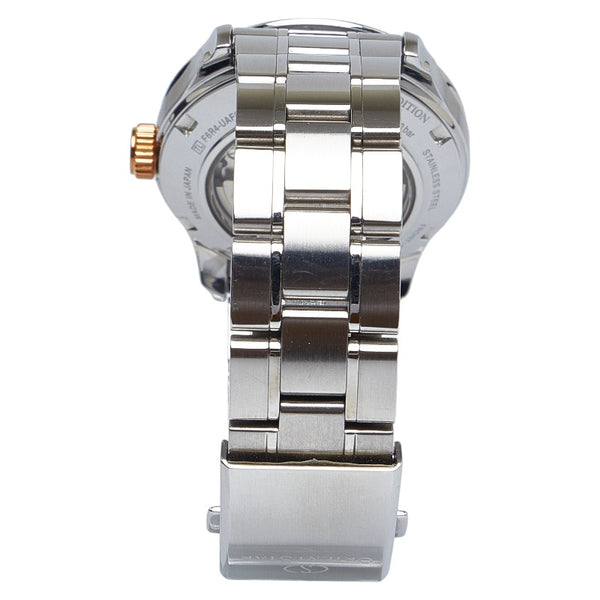 オリエント オリエントスター コンテンポラリー セミスケルトン 腕時計 RK-AT0013L 自動巻き ネイビー文字盤 ステンレススチール メンズ ORIENT 【中古】