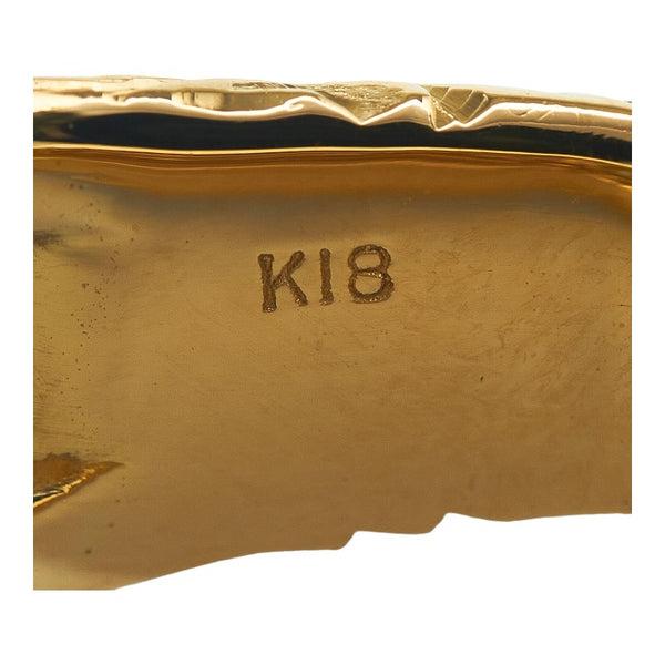 K18YG イエローゴールド ダイヤ1.39ct リング 指輪 レディース 9.5号 【中古】