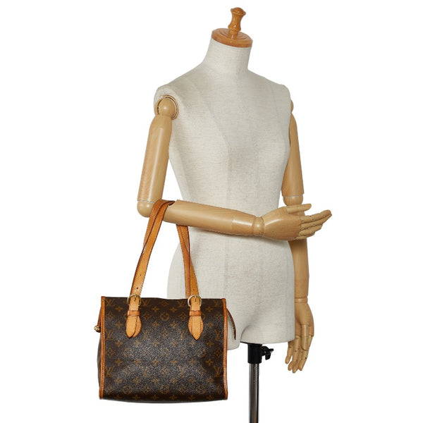 ルイ ヴィトン モノグラム ポパンクール オ ショルダーバッグ トートバッグ M40007 ブラウン PVC レザー レディース LOUIS VUITTON 【中古】
