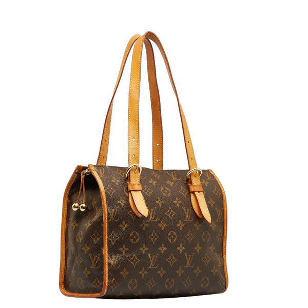 ルイ ヴィトン モノグラム ポパンクール オ ショルダーバッグ トートバッグ M40007 ブラウン PVC レザー レディース LOUIS VUITTON 【中古】
