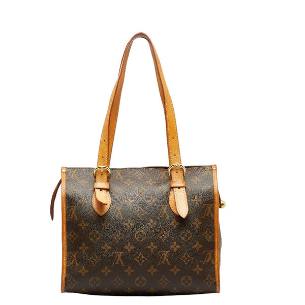 ルイ ヴィトン モノグラム ポパンクール オ ショルダーバッグ トートバッグ M40007 ブラウン PVC レザー レディース LOUIS VUITTON 【中古】