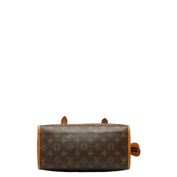 ルイ ヴィトン モノグラム ポパンクール オ ショルダーバッグ トートバッグ M40007 ブラウン PVC レザー レディース LOUIS VUITTON 【中古】