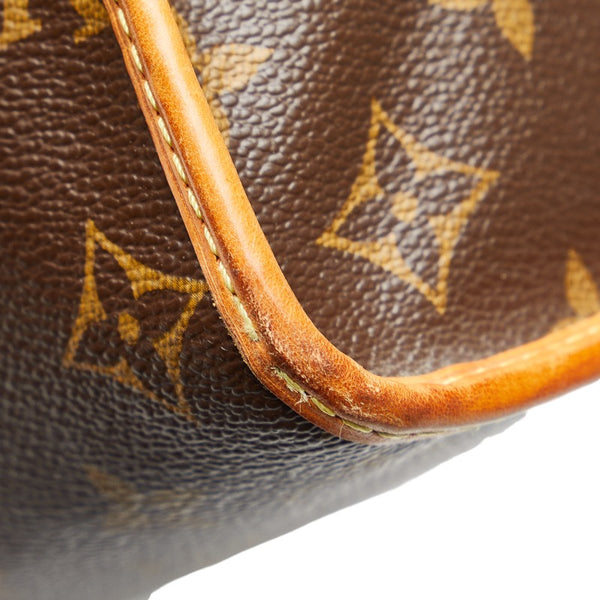 ルイ ヴィトン モノグラム ポパンクール オ ショルダーバッグ トートバッグ M40007 ブラウン PVC レザー レディース LOUIS VUITTON 【中古】