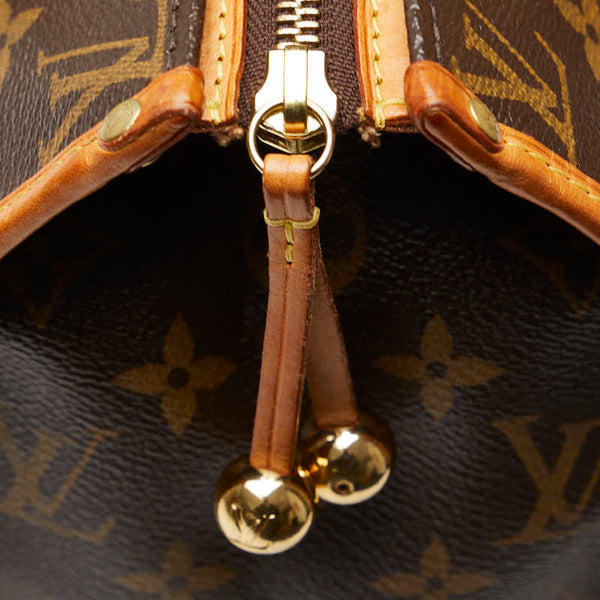 ルイ ヴィトン モノグラム ポパンクール オ ショルダーバッグ トートバッグ M40007 ブラウン PVC レザー レディース LOUIS VUITTON 【中古】