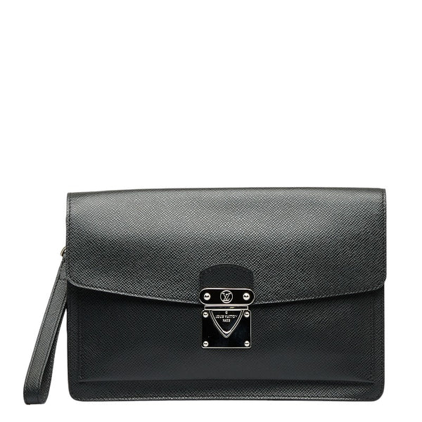ルイ ヴィトン タイガ ベライア クラッチバッグ セカンドバッグ M32592 アルドワーズ ブラック レザー レディース LOUIS VUITTON 【中古】