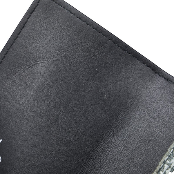 シャネル ドーヴィル ココマーク 長財布 ブラック キャンバス レザー レディース CHANEL 【中古】