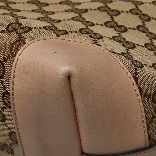 グッチ GGキャンバス トートバッグ 247209 ベージュ キャンバス レザー レディース GUCCI 【中古】