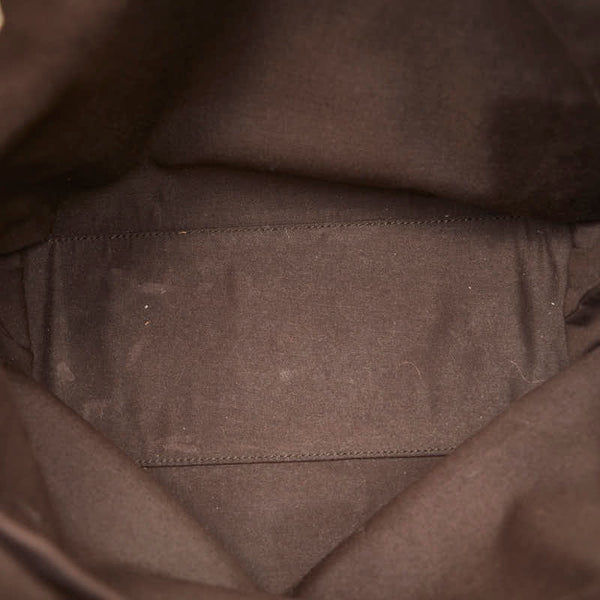 グッチ GGキャンバス ショルダーバッグ トートバッグ 153009 ベージュ ホワイト キャンバス レザー レディース GUCCI 【中古】