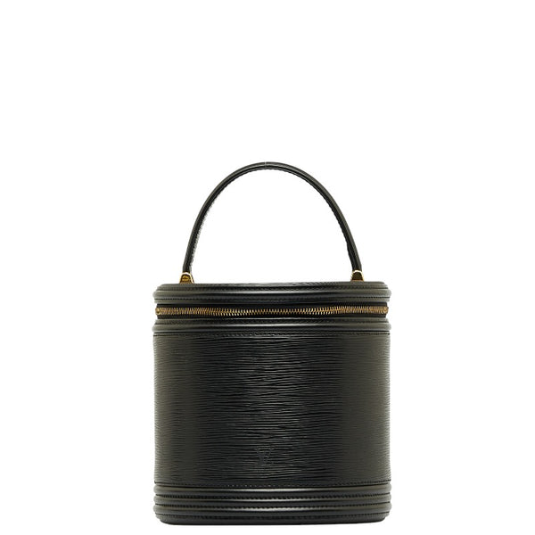 ルイ ヴィトン エピ カンヌ ハンドバッグ バニティバッグ M48032 ノワール ブラック レザー レディース LOUIS VUITTON 【中古】