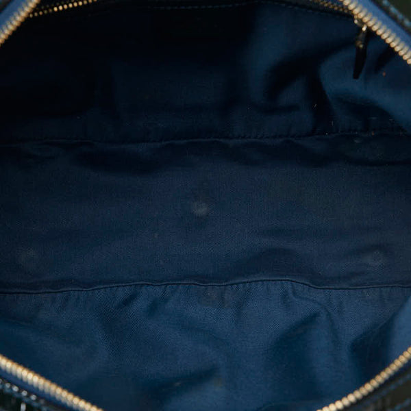 グッチ ホースビット ハンドバッグ 145772 グリーン エナメル レディース GUCCI 【中古】