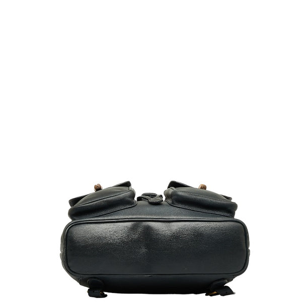 グッチ バンブー リュック バックパック 003 2058 ブラック レザー レディース GUCCI 【中古】