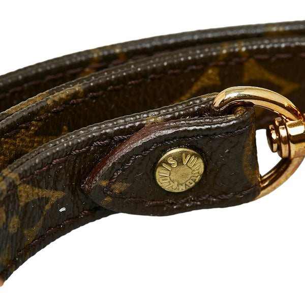 ルイ ヴィトン モノグラム ショルダーストラップ ブラウン PVC レディース LOUIS VUITTON 【中古】