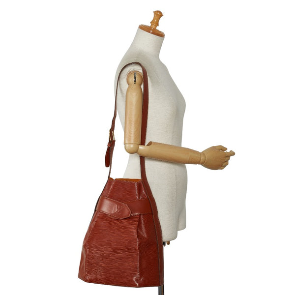 ルイ ヴィトン エピ サックデポールGM ショルダーバッグ M80193 ケニアブラウン レザー レディース LOUIS VUITTON 【中古】