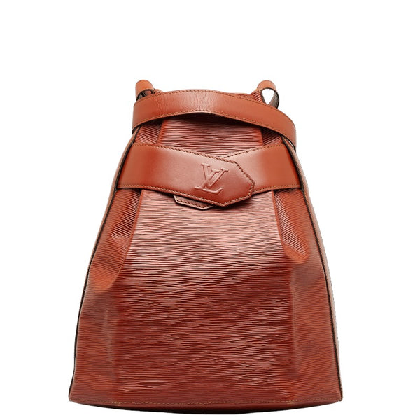 ルイ ヴィトン エピ サックデポールGM ショルダーバッグ M80193 ケニアブラウン レザー レディース LOUIS VUITTON 【中古】