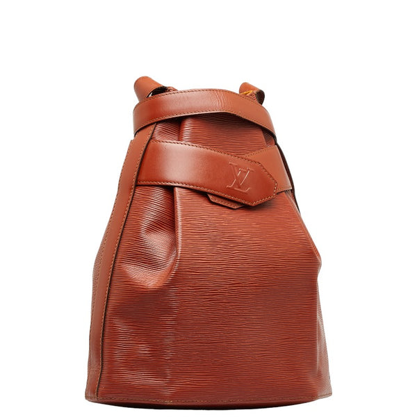 ルイ ヴィトン エピ サックデポールGM ショルダーバッグ M80193 ケニアブラウン レザー レディース LOUIS VUITTON 【中古】