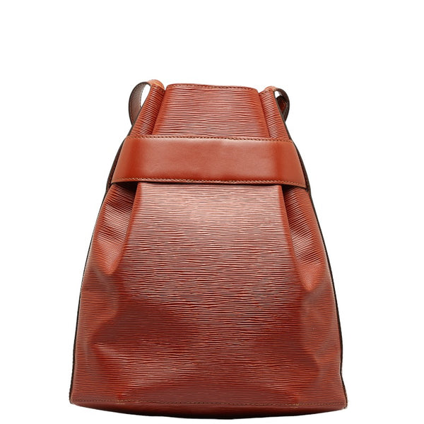 ルイ ヴィトン エピ サックデポールGM ショルダーバッグ M80193 ケニアブラウン レザー レディース LOUIS VUITTON 【中古】