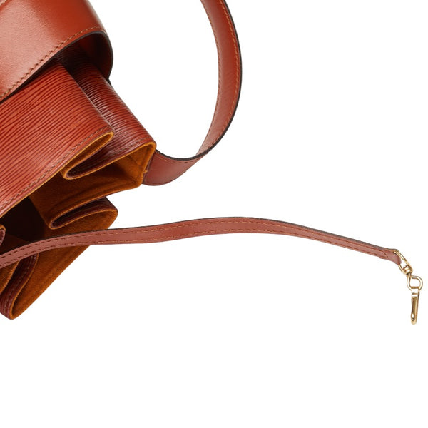 ルイ ヴィトン エピ サックデポールGM ショルダーバッグ M80193 ケニアブラウン レザー レディース LOUIS VUITTON 【中古】