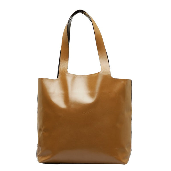 プラダ トートバッグ ショルダーバッグ ブラウン レザー  PRADA 【中古】