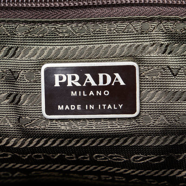 プラダ トートバッグ ショルダーバッグ ブラウン レザー  PRADA 【中古】