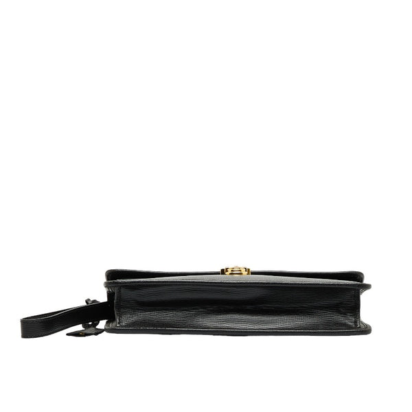 セリーヌ クラッチバッグ セカンドバッグ ブラック レザー レディース CELINE 【中古】