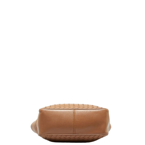 ボッテガヴェネタ イントレチャート ハンドバッグ トートバッグ ピンク レザー レディース BOTTEGAVENETA 【中古】