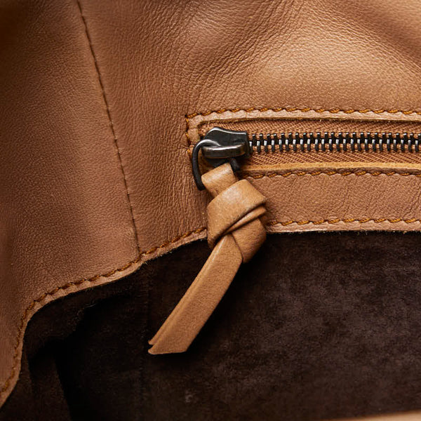 ボッテガヴェネタ イントレチャート ハンドバッグ トートバッグ ピンク レザー レディース BOTTEGAVENETA 【中古】
