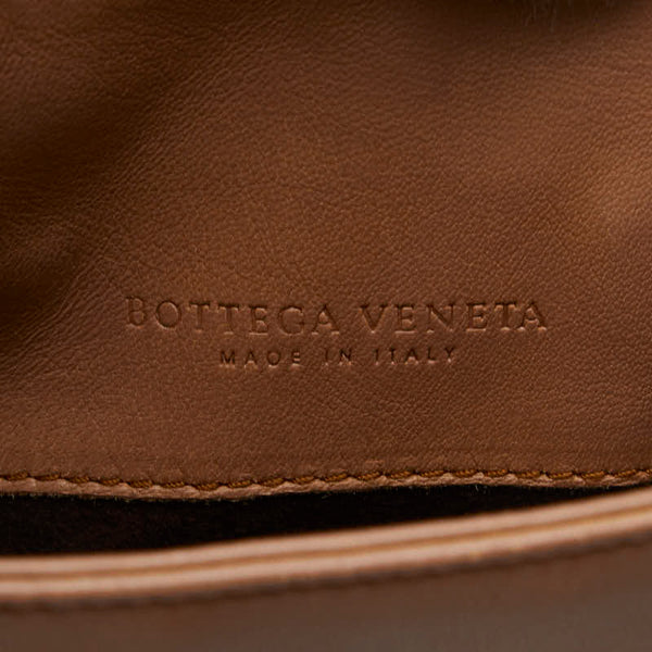 ボッテガヴェネタ イントレチャート ハンドバッグ トートバッグ ピンク レザー レディース BOTTEGAVENETA 【中古】