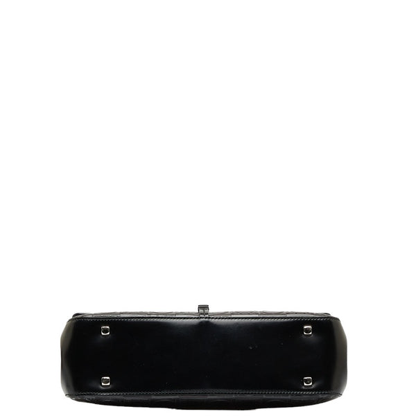 サルヴァトーレフェラガモ ガンチーニ ハンドバッグ DY-21 1258 ブラック レザー レディース Salvatore Ferragamo 【中古】