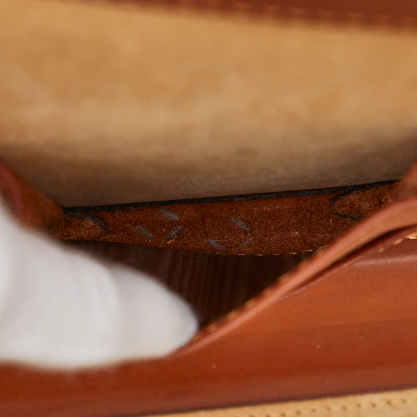 コーチ トランクケース ブラウン レザー レディース COACH 【中古】