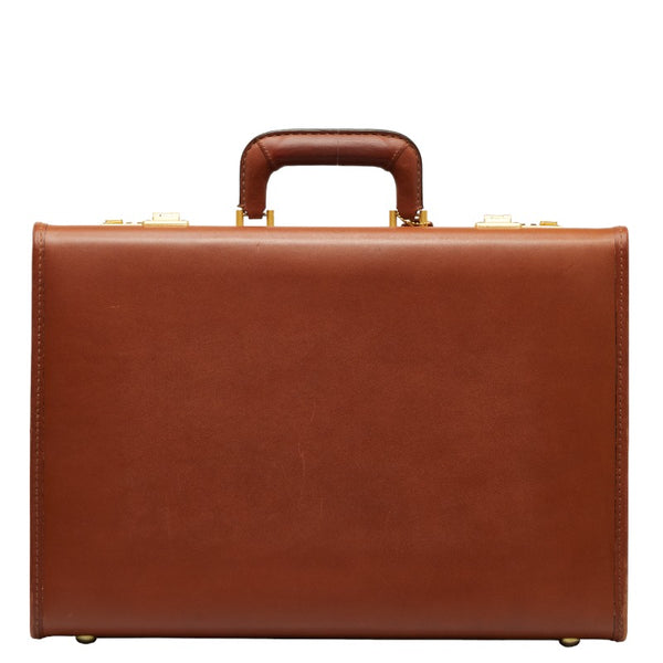 コーチ トランクケース ブラウン レザー レディース COACH 【中古】