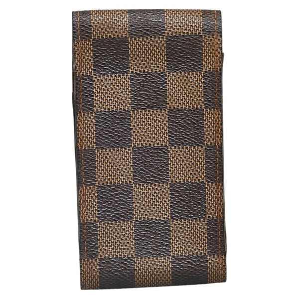 ルイ ヴィトン ダミエ エテュイ シガレット シガレットケース N63024 ブラウン PVC レザー レディース LOUIS VUITTON 【中古】