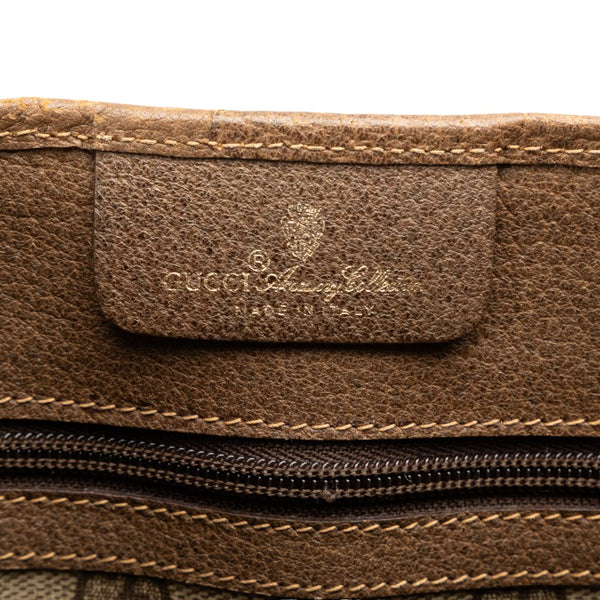 グッチ GGプラス ハンドバッグ トートバッグ 3902091 ブラウン PVC レザー レディース GUCCI 【中古】