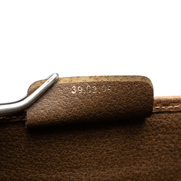 グッチ GGプラス ハンドバッグ トートバッグ 3902091 ブラウン PVC レザー レディース GUCCI 【中古】