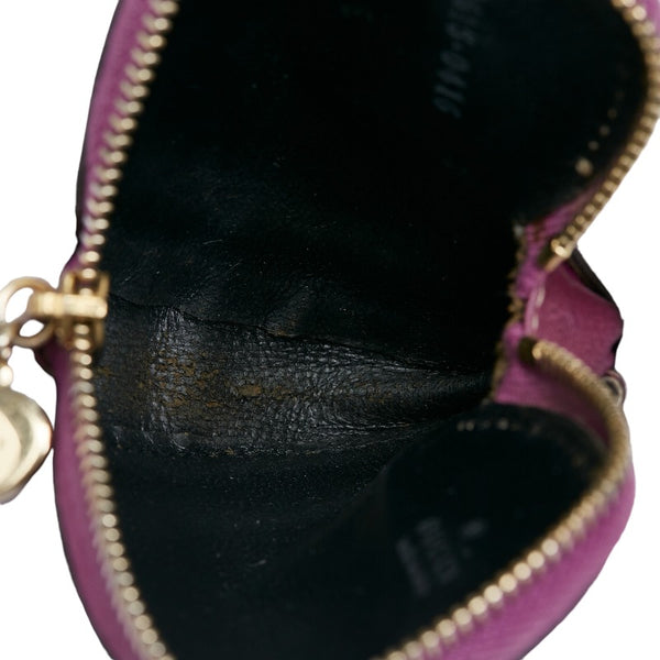 グッチ グッチシマ ハート コインケース 小銭入れ 152615 パープル レザー レディース GUCCI 【中古】