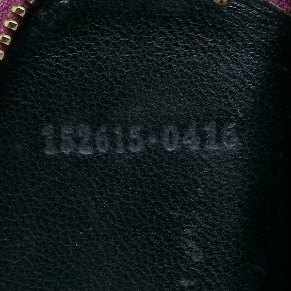 グッチ グッチシマ ハート コインケース 小銭入れ 152615 パープル レザー レディース GUCCI 【中古】