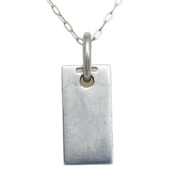 グッチ ドッグタグ ネックレス SV925 シルバー レディース GUCCI 【中古】