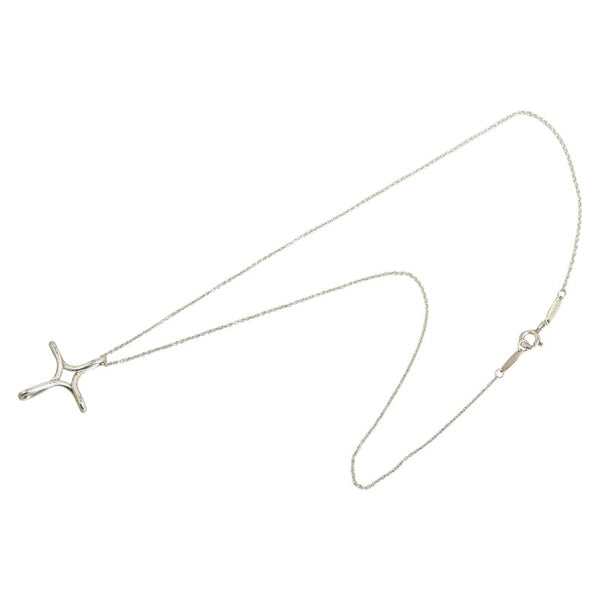 ティファニー オープンクロス エルサペレッティ ネックレス SV925 シルバー レディース TIFFANY&Co. 【中古】